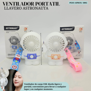VENTILADOR LLAVERO ASTRONAUTA