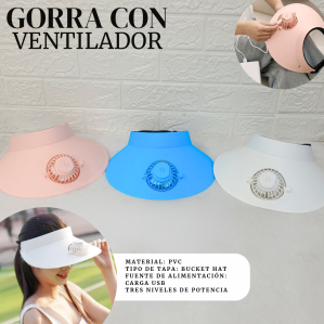 GORRA VENTILADOR