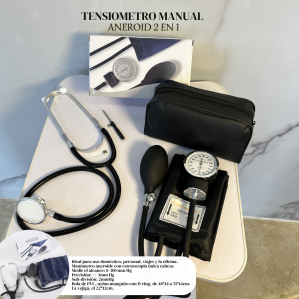TENSIOMETRO MANUAL ANEROID 2 EN 1
