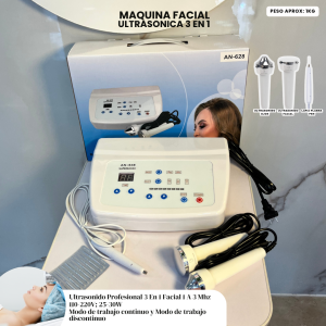 MAQUINA FACIAL ULTRASONICA 3 EN 1