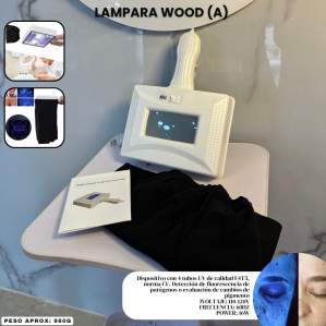 LAMPARA WOOD (A) MANGO BLC