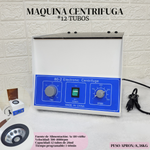 MAQUINA CENTRIFUGA 12 TUBOS