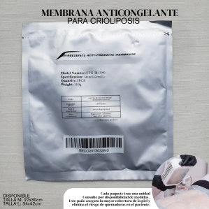 MEMBRANA ANTICONGELANTE CRIOLIPOSIS