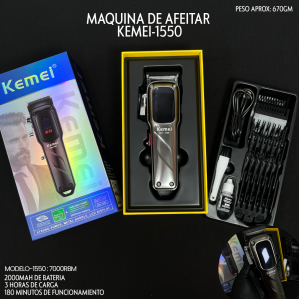 MAQUINA DE AFEITAR KEMEI-1550