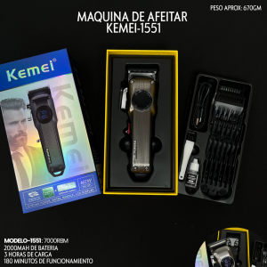 MAQUINA DE AFEITAR KEMEI-1551