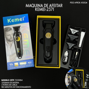 MAQUINA DE AFEITAR KEMEI-2371