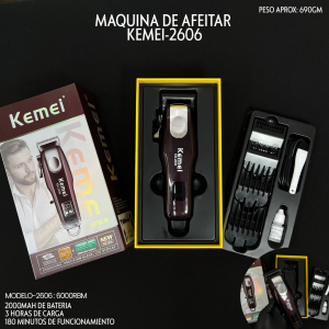 MAQUINA DE AFEITAR KEMEI-2606