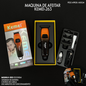 MAQUINA DE AFEITAR KEMEI-263