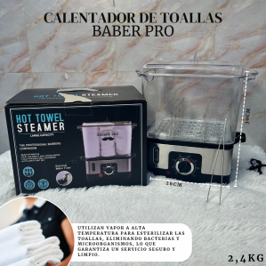 CALENTADOR DE TOALLAS BARBER PRO