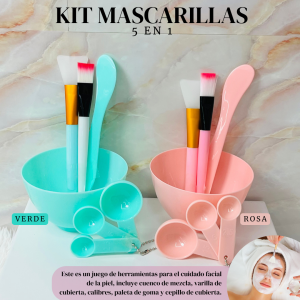 KIT MASCARILLAS 5 EN 1