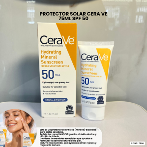 PROTECTOR SOLAR CERA VE 75ML SPF 50
