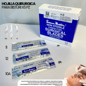 HOJILLAS QUIRURGICA PARA BISTURI X 5PZ