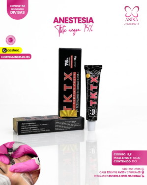 ANESTESIA TKTX NEGRA 75%
